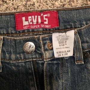 Levi’s 510 super skinny high rise
